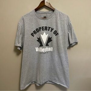 Volleyball Property Of Grey T-Shirt Unisex XL